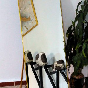 مرايا اطار بلاستيك+كادر حديد+سيبور 55x165 dorée
