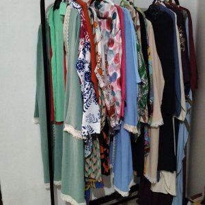 حاملة ملابس معدنية قوية تتحمل 250 كلغ كبيرة 163 سم ×100سم PROMO PENDERIE
